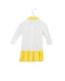A White Long Sleeve Dresses from Organic Baby in size 2T for girl. (Back View)