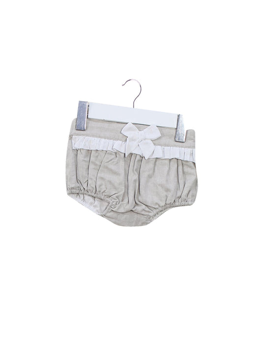 A Beige Bloomers from Purete du... Bebe in size 6-12M for girl. (Front View)