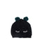 A Black Winter Hats from Catimini in size 6-12M for girl. (Front View)