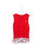 A Red Sweater Vests from Ferrari in size 10Y for girl. (Front View)