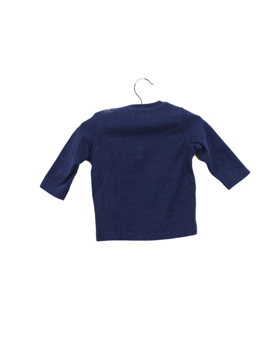 A Navy Long Sleeve Tops from Paul Smith in size 0-3M for boy. (Back View)