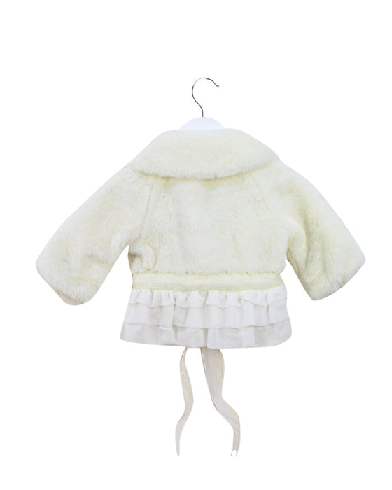 A White Puffer/Quilted Jackets from Nicholas & Bears in size 2T for girl. (Back View)