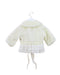 A White Puffer/Quilted Jackets from Nicholas & Bears in size 2T for girl. (Back View)