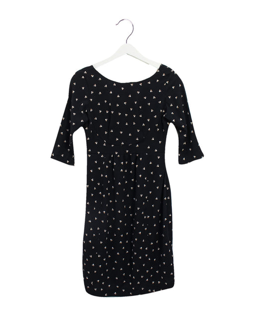 A Black Short Sleeve Dresses from Seraphine in size XS for maternity. (Front View)