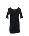 A Black Short Sleeve Dresses from Seraphine in size XS for maternity. (Front View)