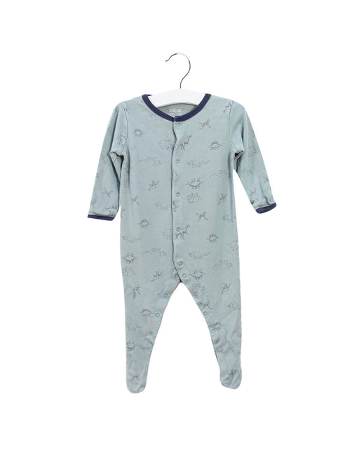 A Green Long Sleeve Jumpsuits from Mamas & Papas in size 6-12M for boy. (Front View)