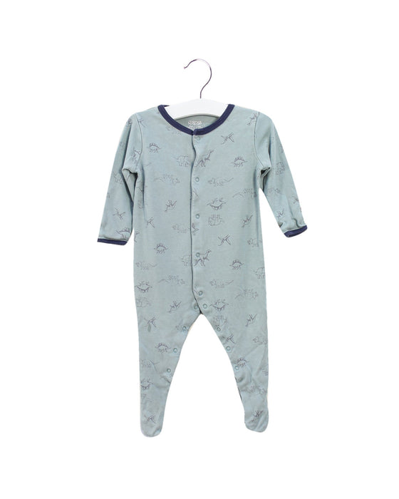 A Green Long Sleeve Jumpsuits from Mamas & Papas in size 6-12M for boy. (Front View)