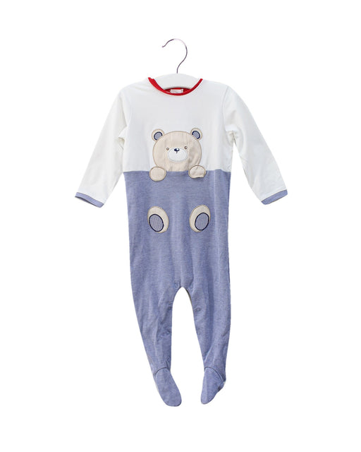 A White Long Sleeve Jumpsuits from Mayoral in size 6-12M for boy. (Front View)