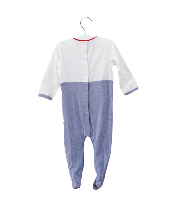 A White Long Sleeve Jumpsuits from Mayoral in size 6-12M for boy. (Back View)