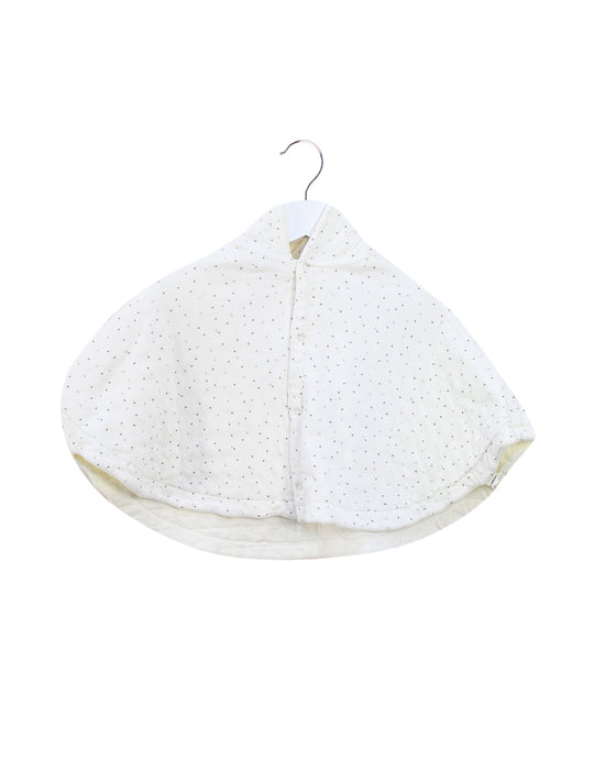 A White Capes & Ponchos from Petit Bateau in size 18-24M for boy. (Front View)