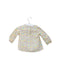 A Yellow Long Sleeve Tops from La Compagnie des Petits in size 6-12M for girl. (Back View)