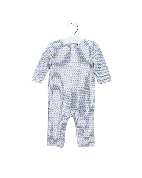 A Blue Jumpsuits from Janie & Jack in size 3-6M for boy. (Front View)