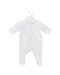 A White Jumpsuits from Petit Bateau in size 0-3M for boy. (Front View)