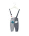 A Grey Long Overalls from CIGOGNE Bébé in size 6-12M for boy. (Front View)