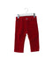 A Red Casual Pants from Jacadi in size 6-12M for girl. (Front View)