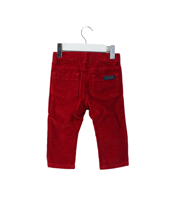 A Red Casual Pants from Jacadi in size 6-12M for girl. (Back View)