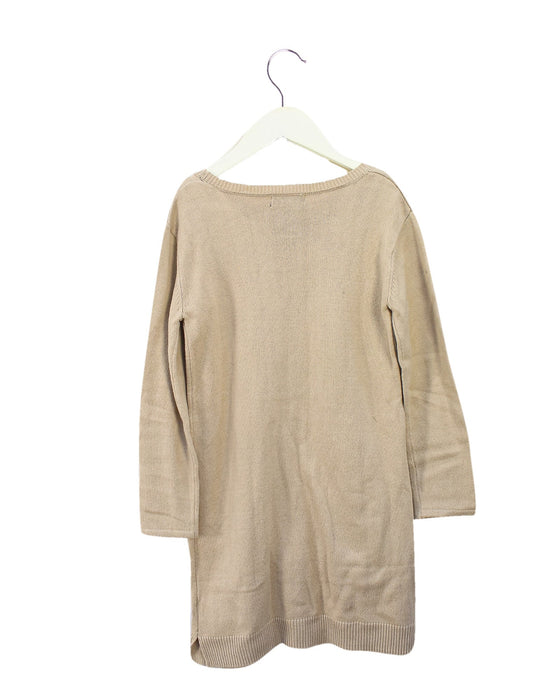 A Beige Sweater Dresses from Cynthia Rowley in size 5T for girl. (Back View)
