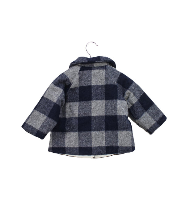 A Navy Coats from Sense of Wonder in size 18-24M for girl. (Back View)