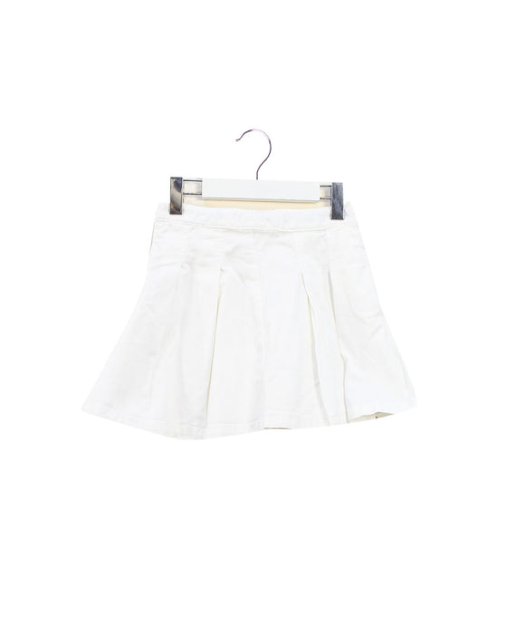 A White Short Skirts from Bonpoint in size 4T for girl. (Front View)
