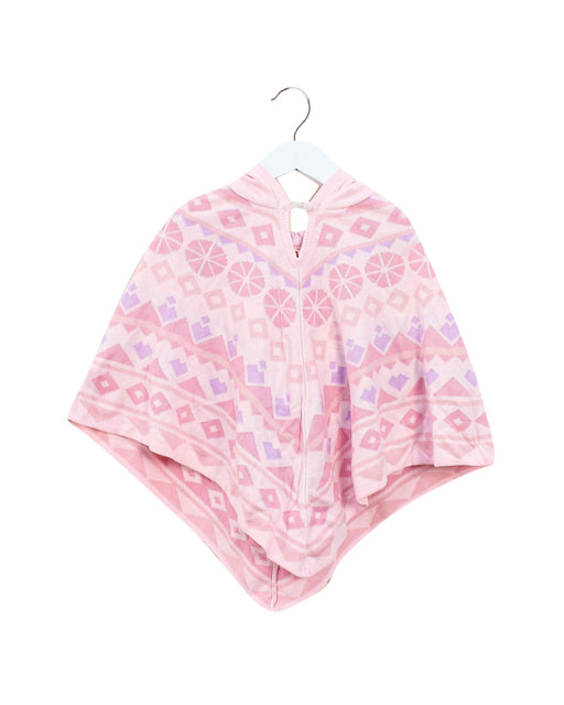 A Pink Capes & Ponchos from Chickeeduck in size 7Y for girl. (Front View)