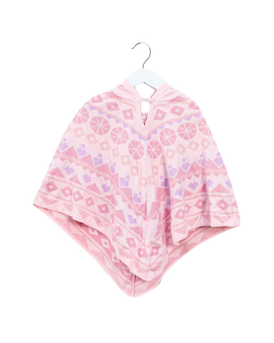 A Pink Capes & Ponchos from Chickeeduck in size 7Y for girl. (Front View)