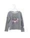 A Grey Crewneck Sweatshirts from Monnalisa in size 7Y for girl. (Front View)