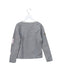 A Grey Crewneck Sweatshirts from Monnalisa in size 7Y for girl. (Back View)