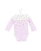 A Gold Long Sleeve Bodysuits from Baby Boden in size 0-3M for girl. (Back View)