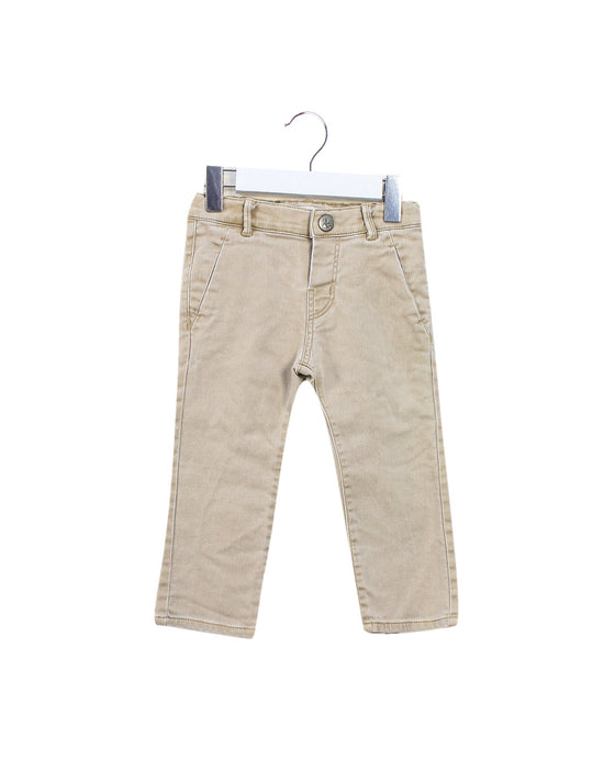 A Beige Casual Pants from IKKS in size 12-18M for boy. (Front View)