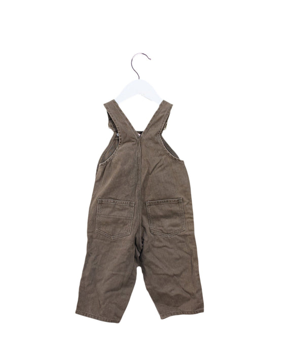 A Brown Long Overalls from Bonpoint in size 6-12M for boy. (Back View)