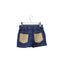 A Navy Shorts from BAPE KIDS in size 4T for girl. (Back View)