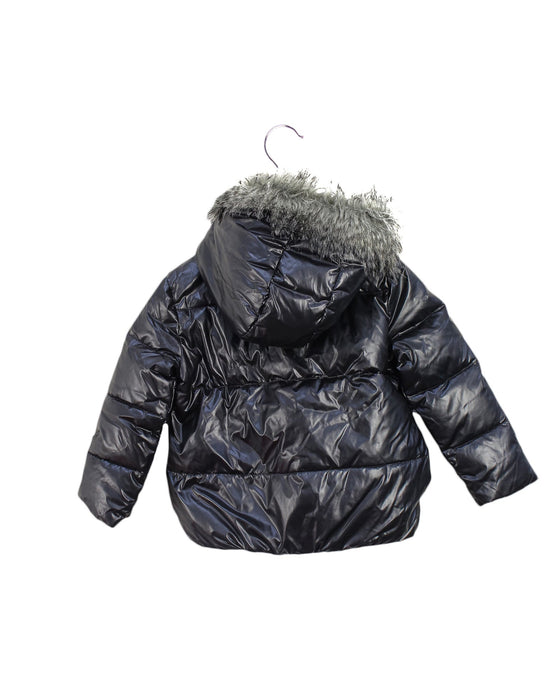 A Black Puffer/Quilted Jackets from Country Road in size 2T for girl. (Back View)