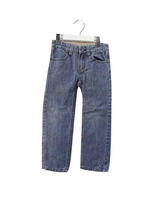 A Blue Jeans from Jacadi in size 4T for girl. (Front View)