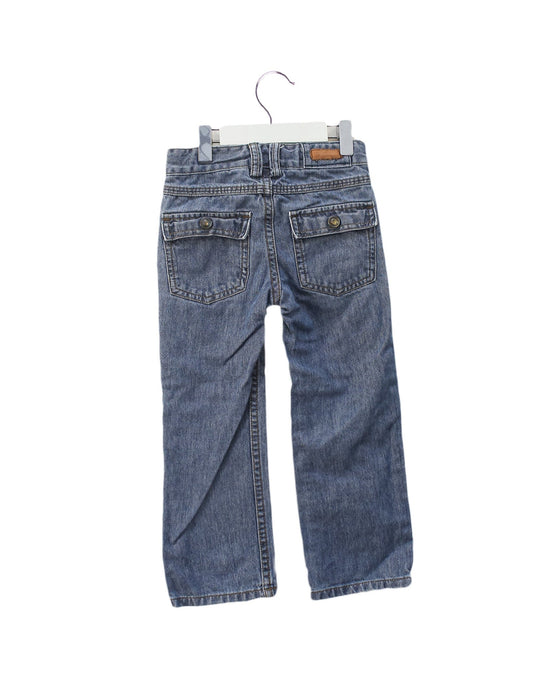 A Blue Jeans from Jacadi in size 4T for girl. (Back View)