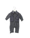 A Grey Long Sleeve Jumpsuits from Nicholas & Bears in size 3-6M for boy. (Front View)
