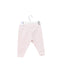 A Pink Sweatpants from Moncler in size 3-6M for girl. (Back View)