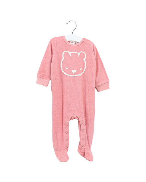 A Pink Long Sleeve Jumpsuits from Seed in size 6-12M for girl. (Front View)