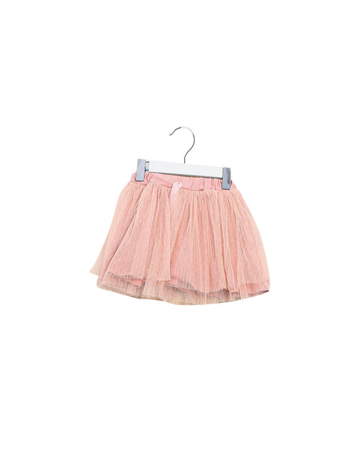 A Pink Short Skirts from Le Petit Society in size 6-12M for girl. (Front View)