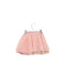 A Pink Short Skirts from Le Petit Society in size 6-12M for girl. (Back View)