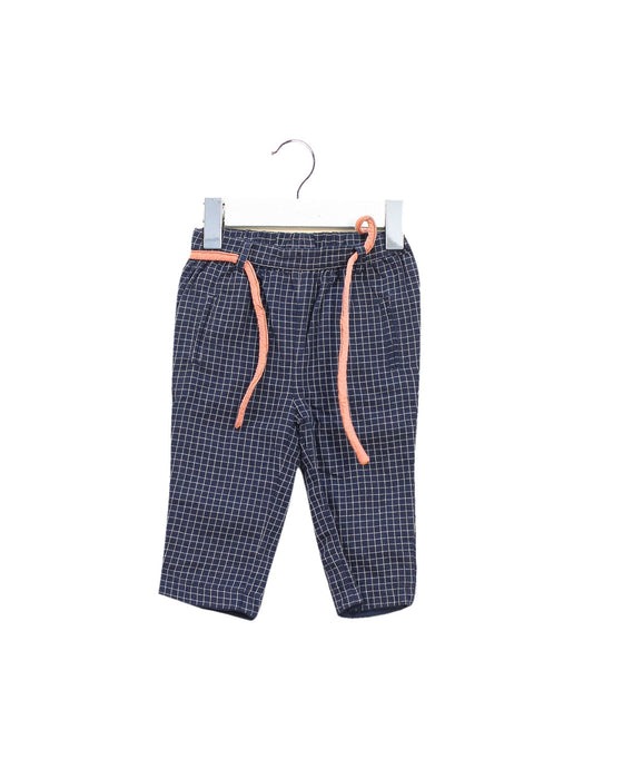 A Navy Casual Pants from Cyrillus in size 3-6M for girl. (Front View)