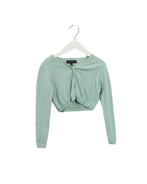 A Green Cardigans from TWINSET in size 4T for girl. (Front View)