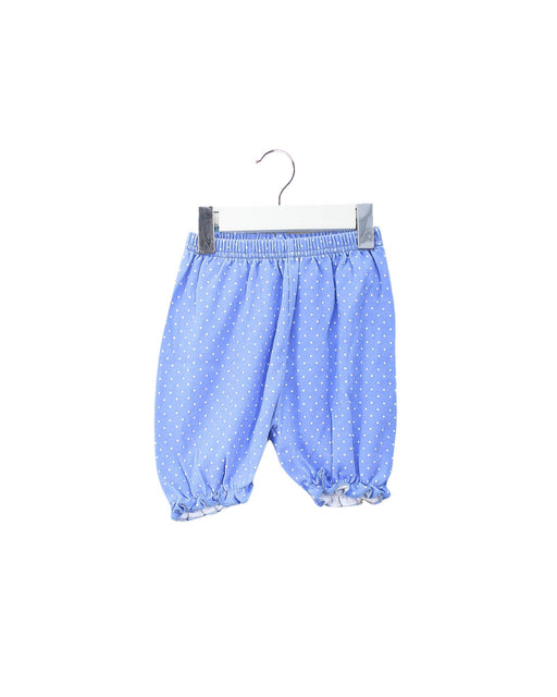 A Blue Casual Pants from Jojo Maman Bébé in size 3-6M for girl. (Front View)