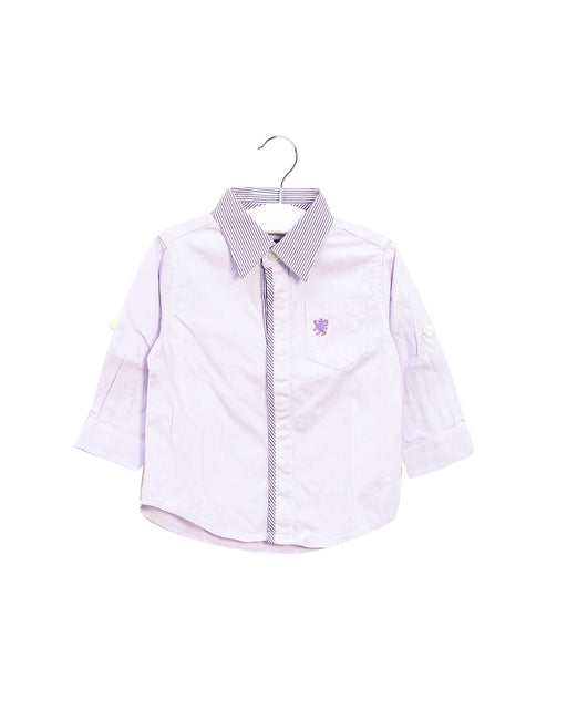 A Purple Shirts from Nicholas & Bears in size 6-12M for boy. (Front View)
