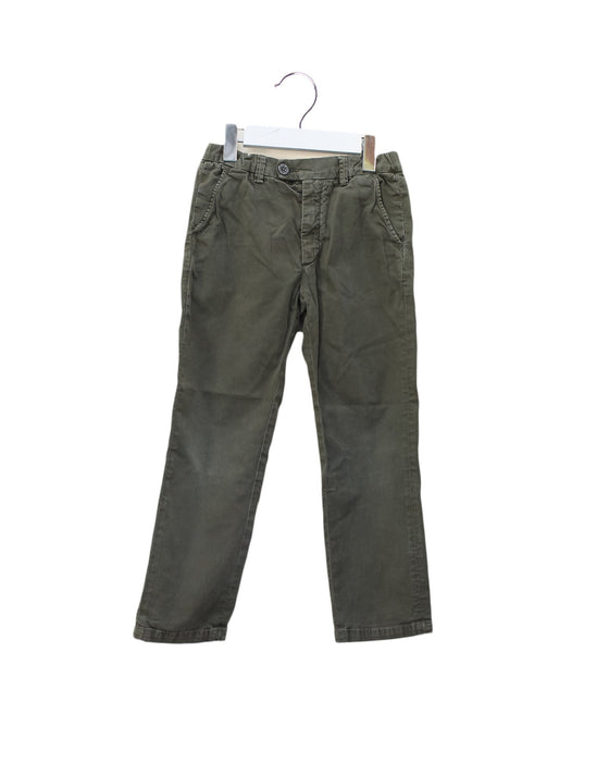 A Green Casual Pants from Moncler in size 4T for boy. (Front View)