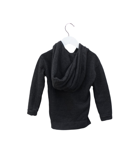 A Black Zippered Sweatshirts from Kira in size 2T for boy. (Back View)