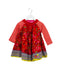 A Red Long Sleeve Dresses from Catimini in size 12-18M for girl. (Front View)