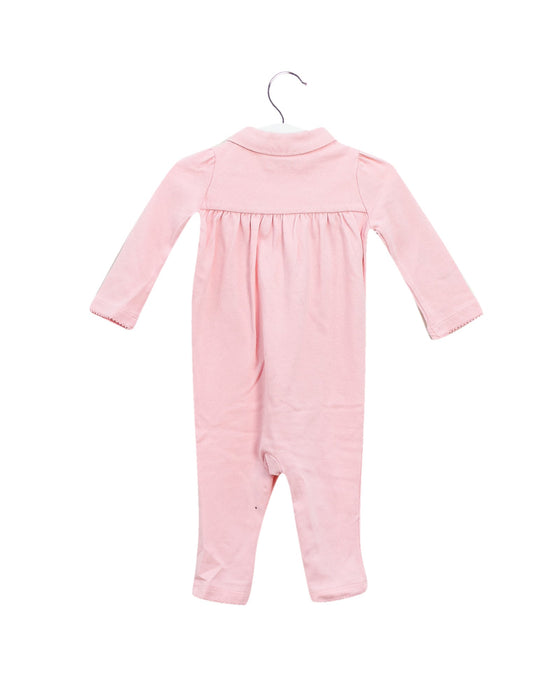A Pink Long Sleeve Jumpsuits from Ralph Lauren in size 3-6M for girl. (Back View)
