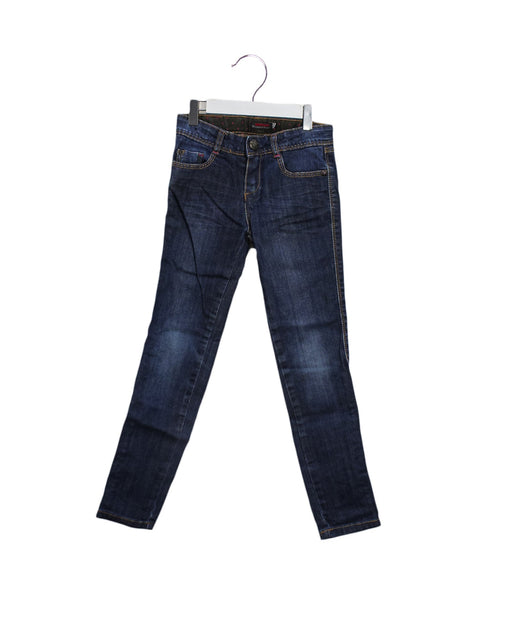 A Blue Jeans from Catimini in size 8Y for girl. (Front View)