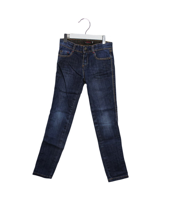 A Blue Jeans from Catimini in size 8Y for girl. (Front View)