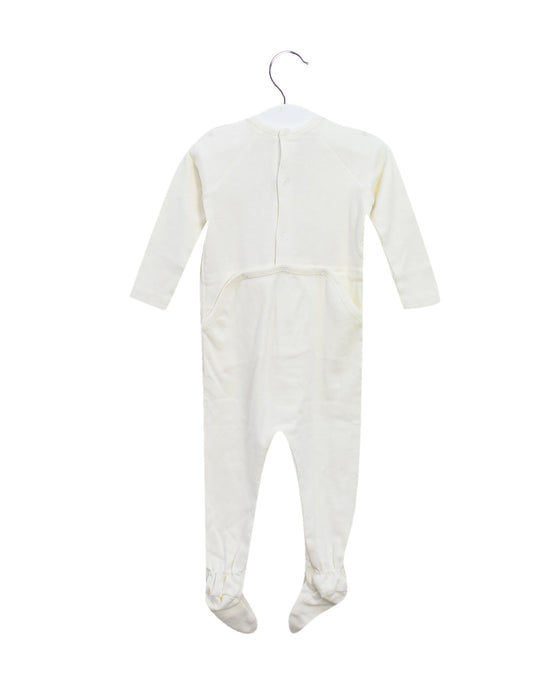 A Ivory Long Sleeve Jumpsuits from Bonpoint in size 3-6M for neutral. (Back View)